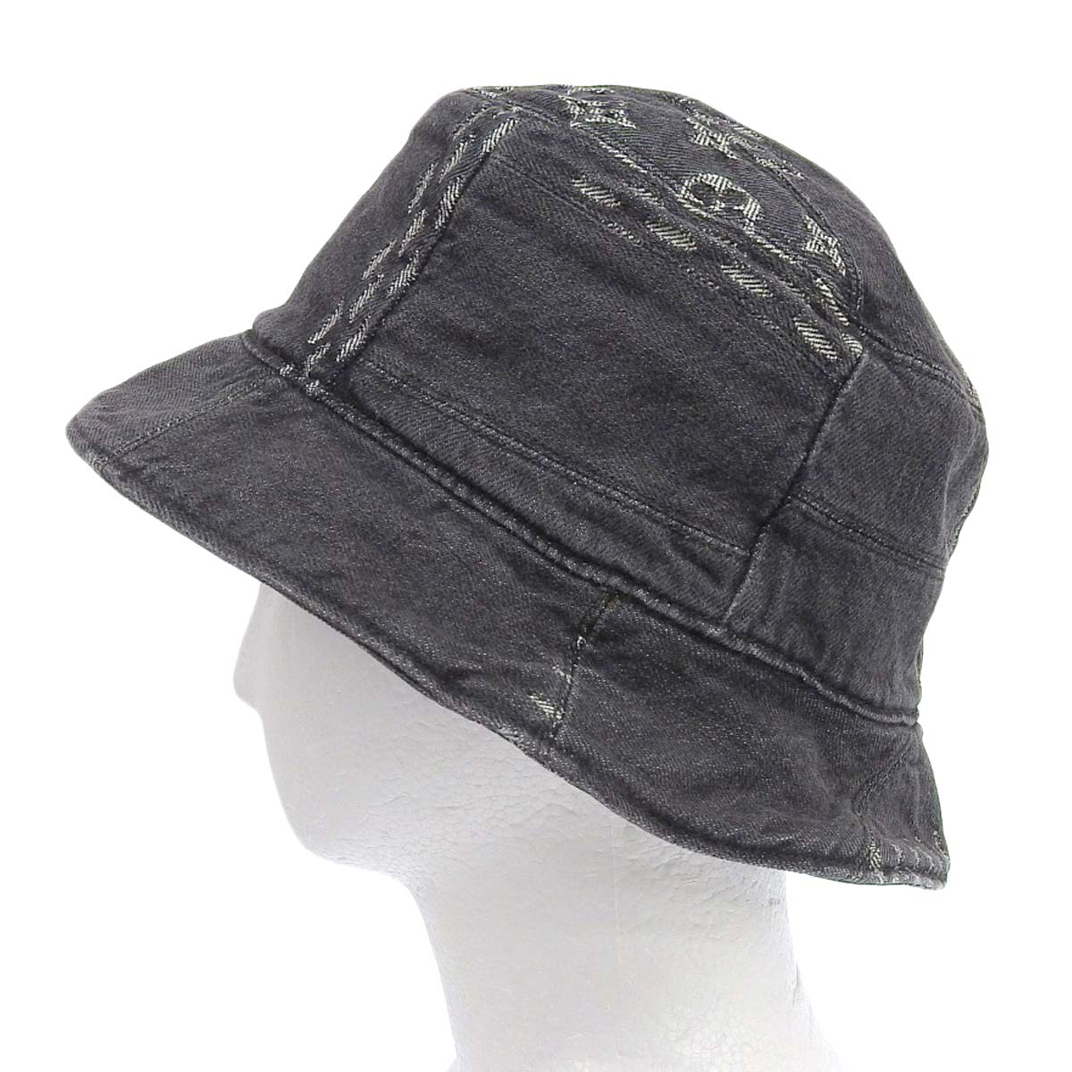 Louis Vuitton Denim Cotton Damier Monogram Hat