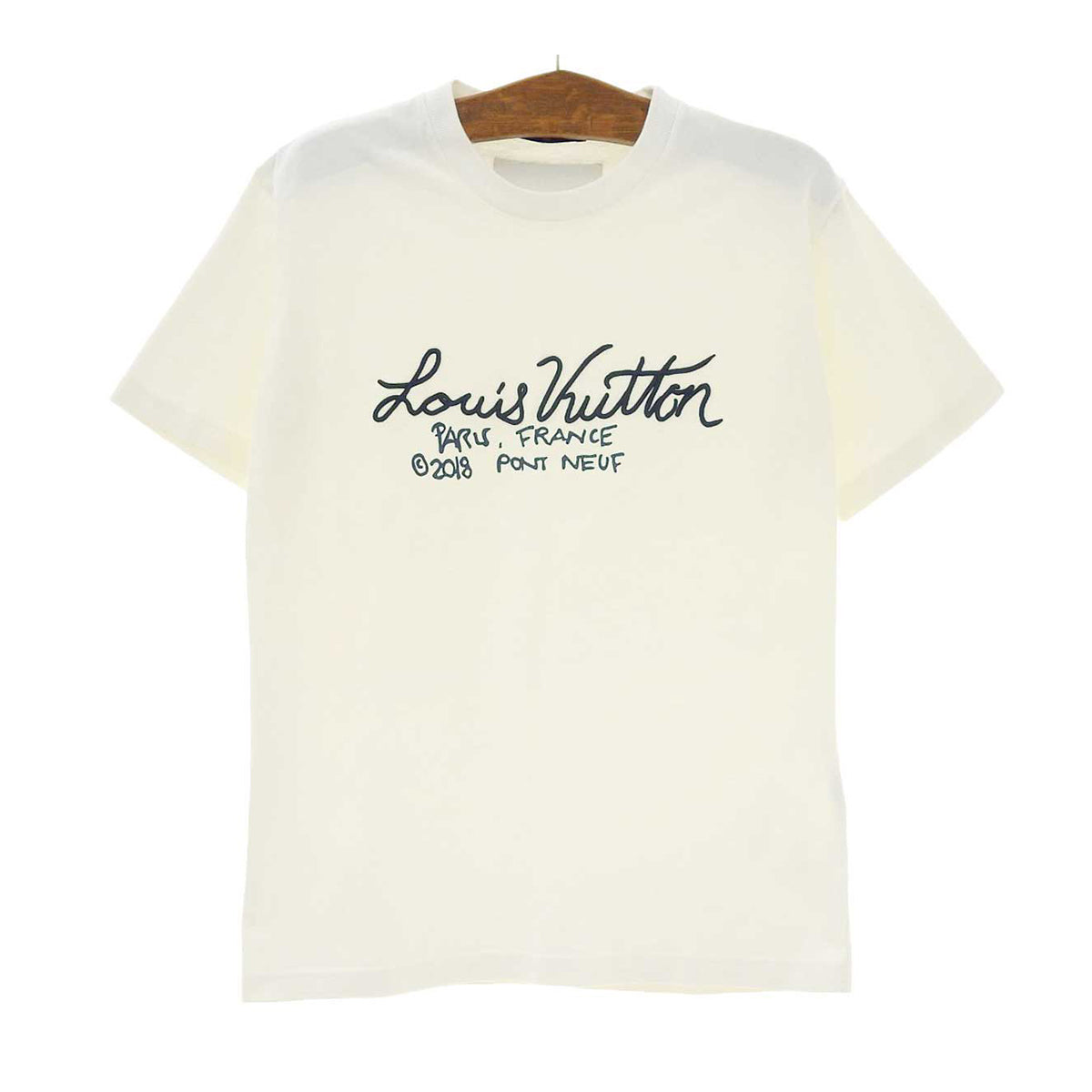 Louis Vuitton Cotton Logo Embroidery T-Shirt