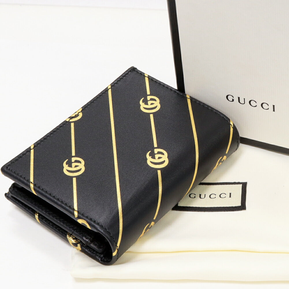 Gucci Bifold Wallet GG Compact Black