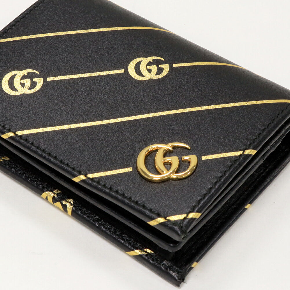 Gucci Bifold Wallet GG Compact Black