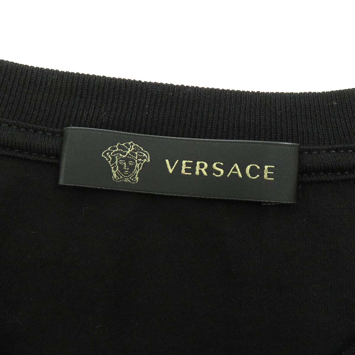 Versace Medusa Logo Print T-Shirt Black