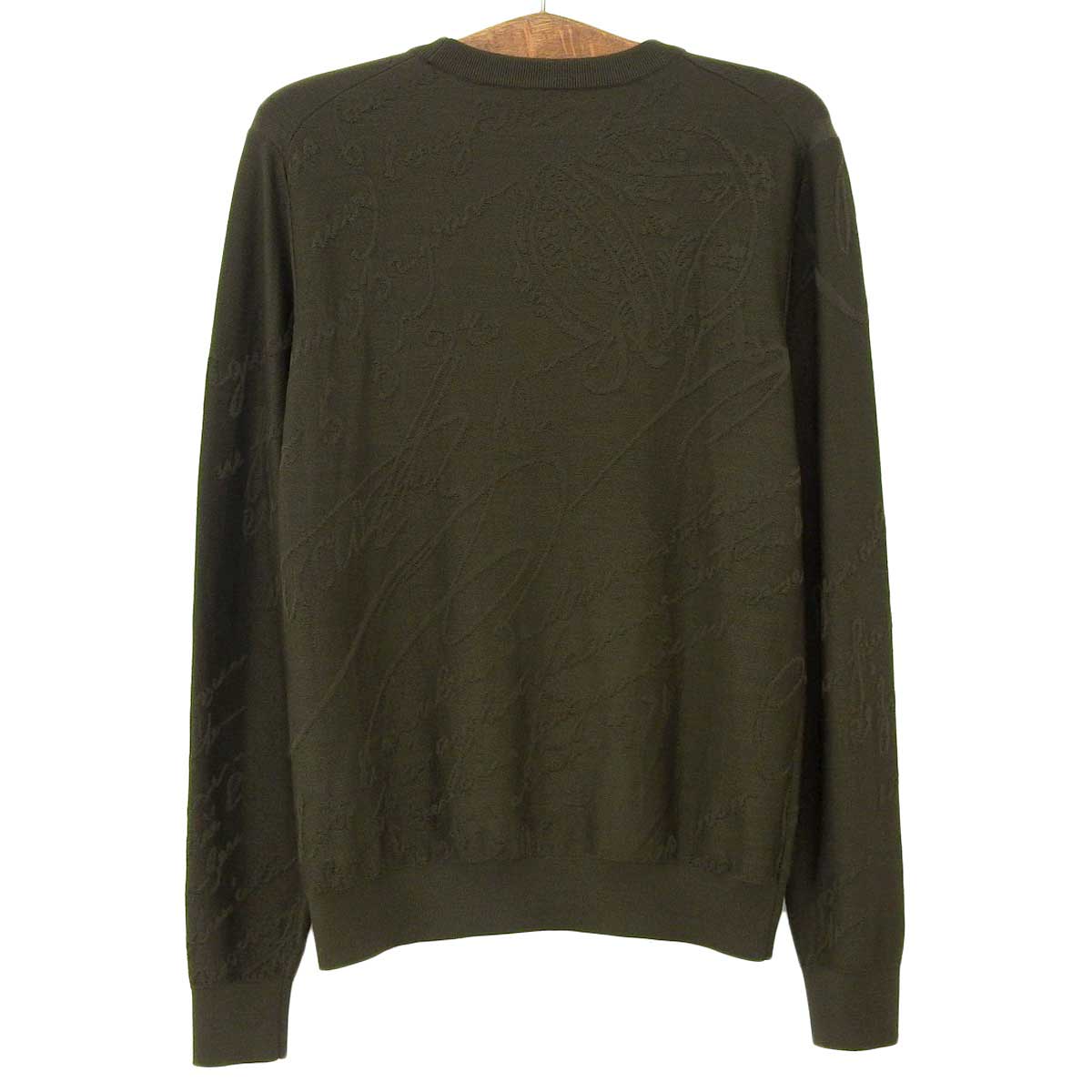 Berluti Wool Knit Sweater Khaki