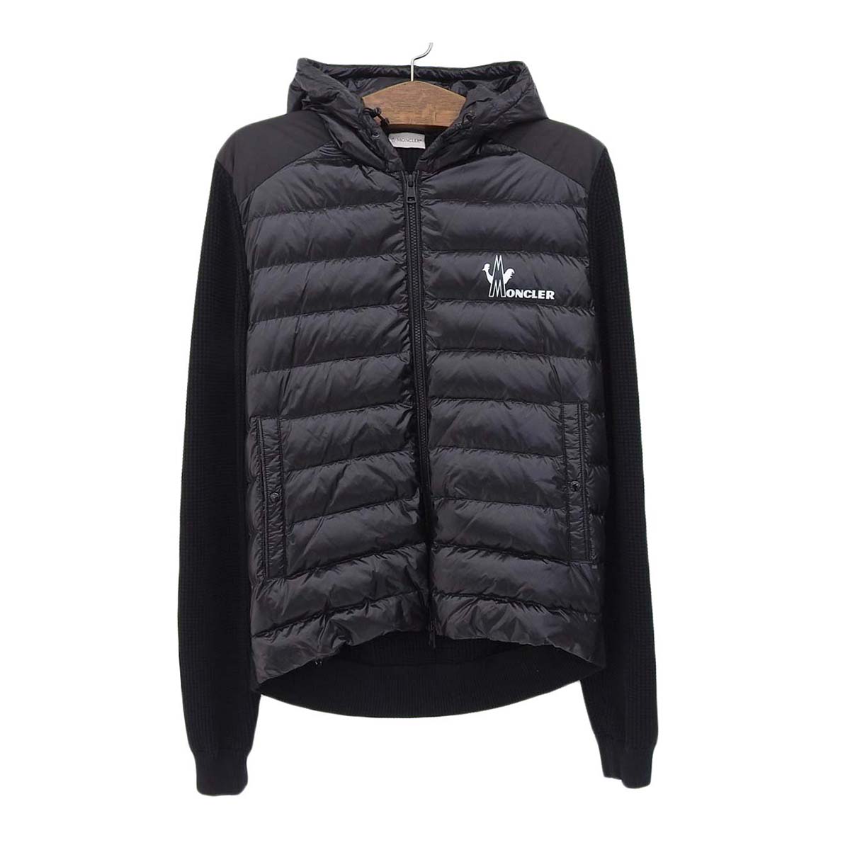 Moncler Nylon Down Jacket Black