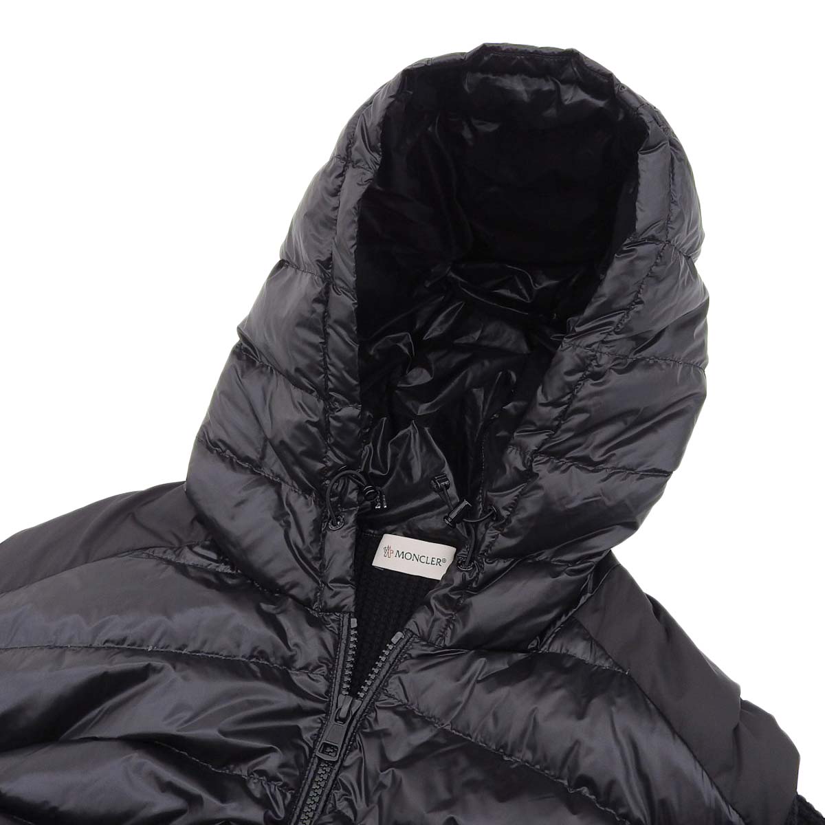 Moncler Nylon Down Jacket Black