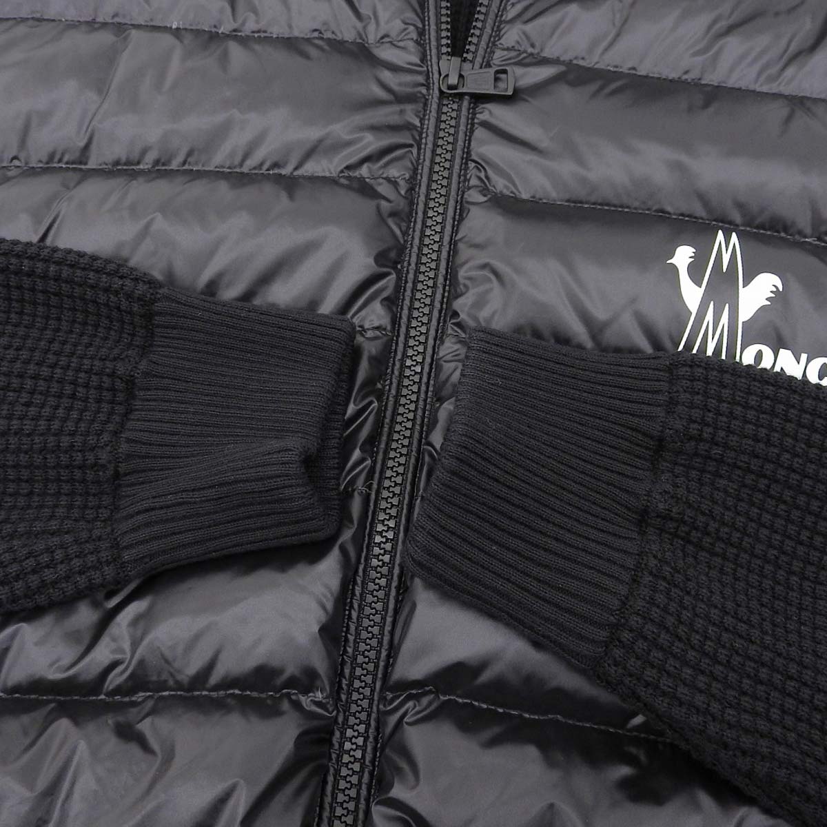 Moncler Nylon Down Jacket Black