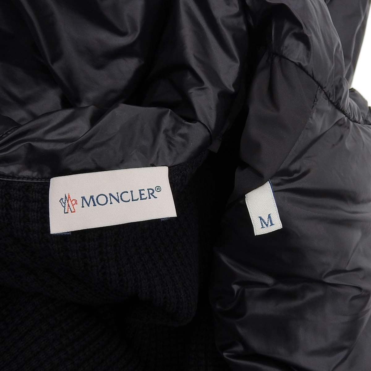 Moncler Nylon Down Jacket Black