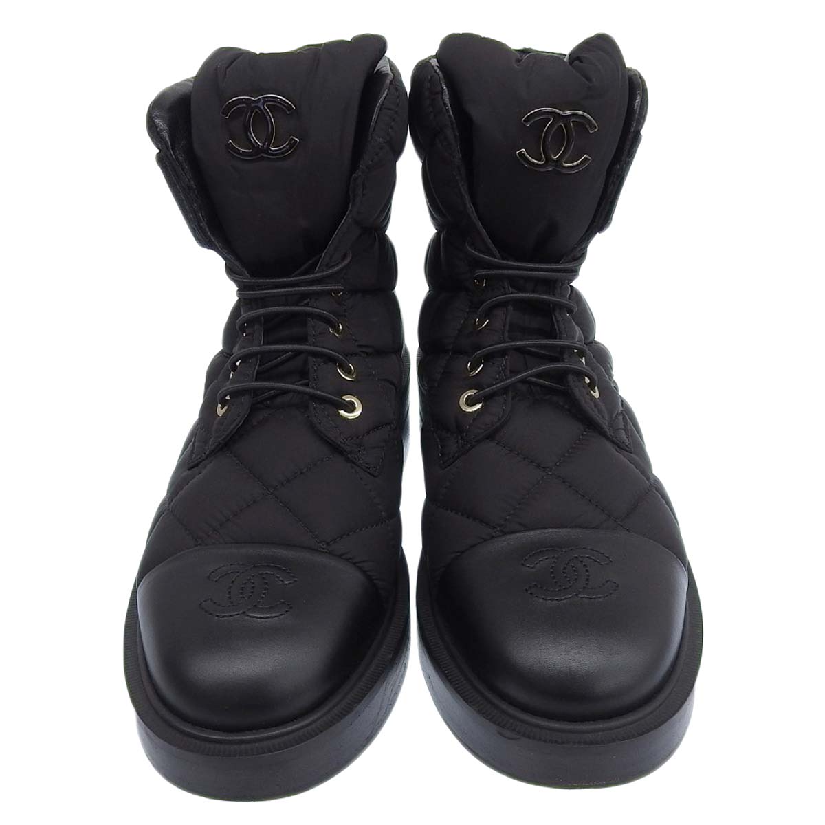 Chanel Black Short Boots G45125