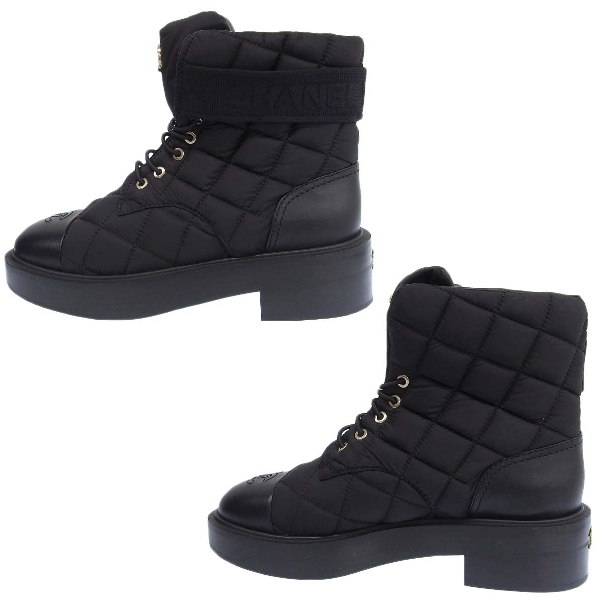 Chanel Black Short Boots G45125