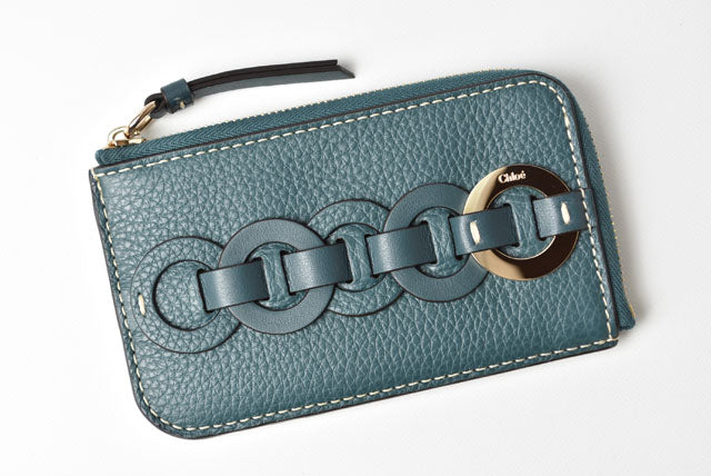 Chloe Leather Mini Wallet/Coin Case/Card Case DARRYL