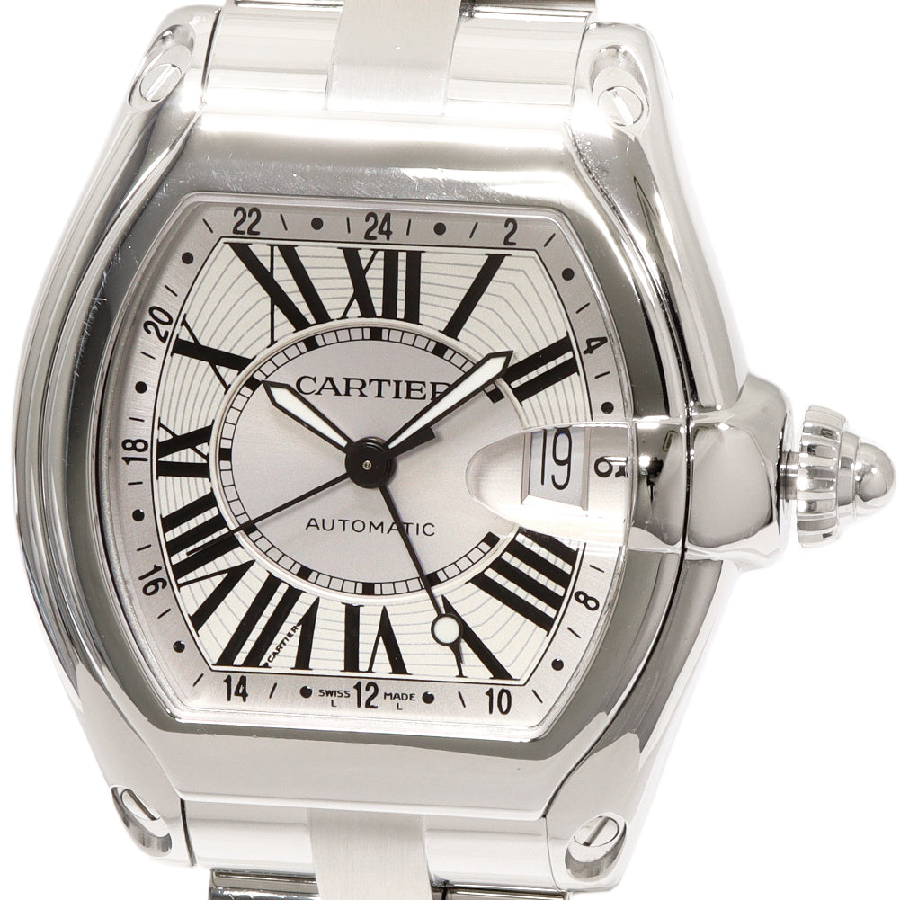 Cartier Roadster XL GMT Automatic Watch W62032X6 in Great Condition