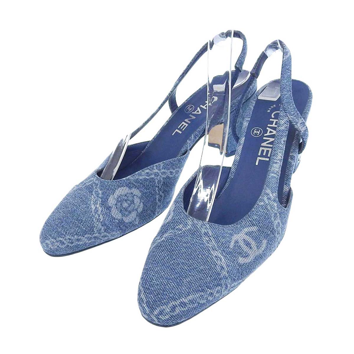 Chanel Denim Slingback Shoes G31318