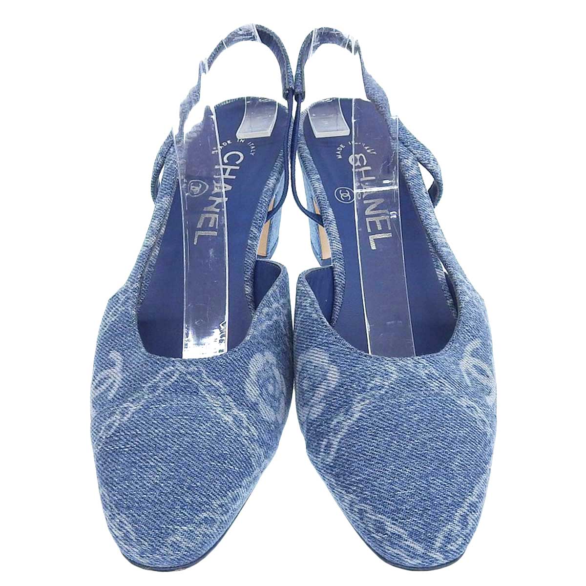 Chanel Denim Slingback Shoes G31318