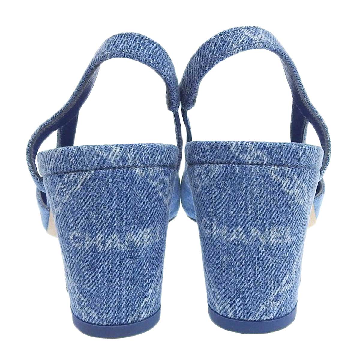 Chanel Denim Slingback Shoes G31318