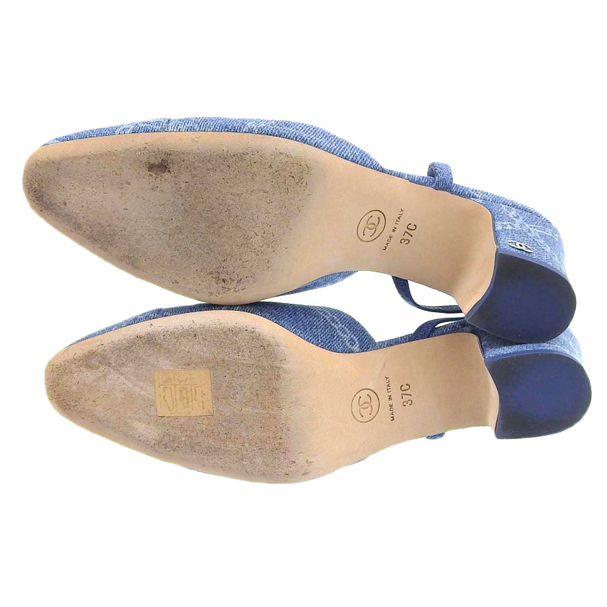 Chanel Denim Slingback Shoes G31318