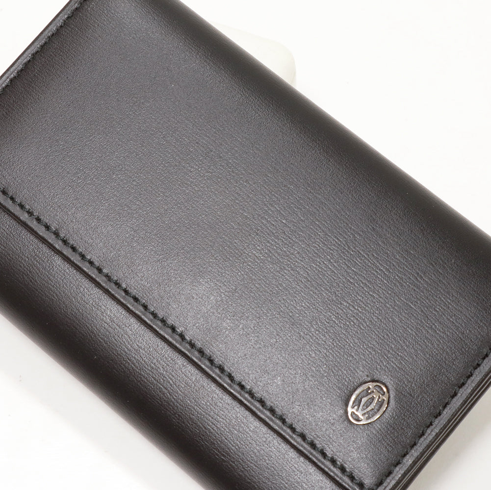 Cartier Leather 6 Key Case Black L3000127