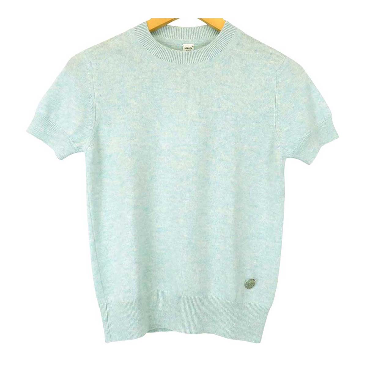 Hermes Cashmere Short Sleeve Knit T-Shirt