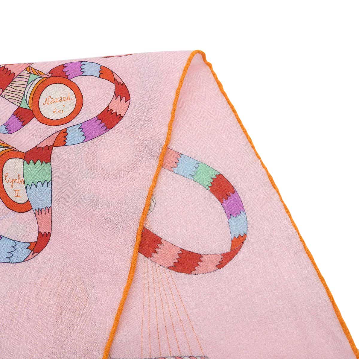 Hermes Scarf Pink Multicolor