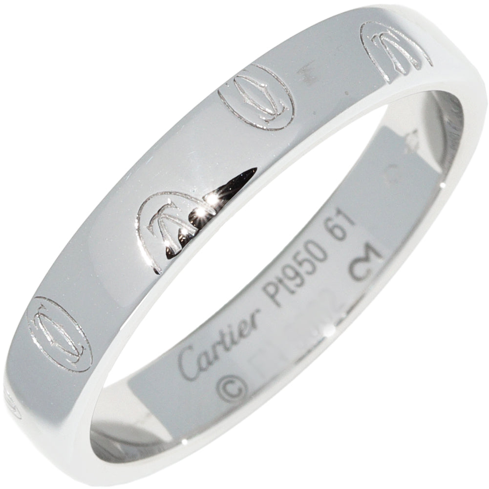 Cartier Pt950 Happy Birthday Ring SM B40553 in Great Condition