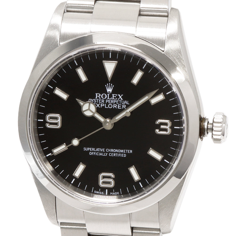 Rolex Explorer I 114270 Automatic Stainless Steel Watch in Great Condition