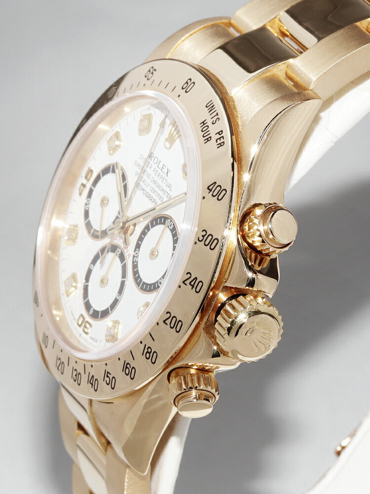 Rolex Daytona 16528G Yellow Gold Diamond Watch