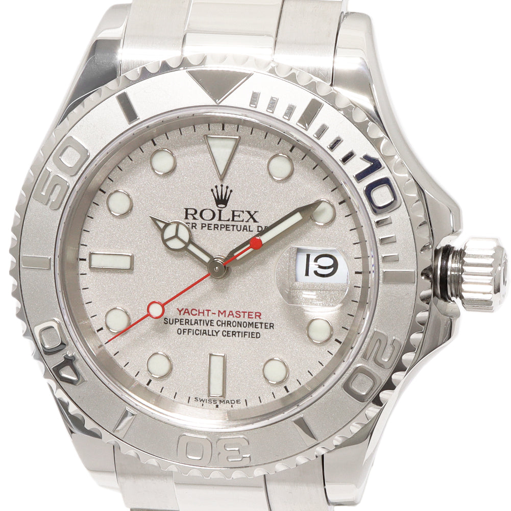 Rolex Yacht-Master Platinum Stainless Steel Automatic Watch 16622 in Great Condition