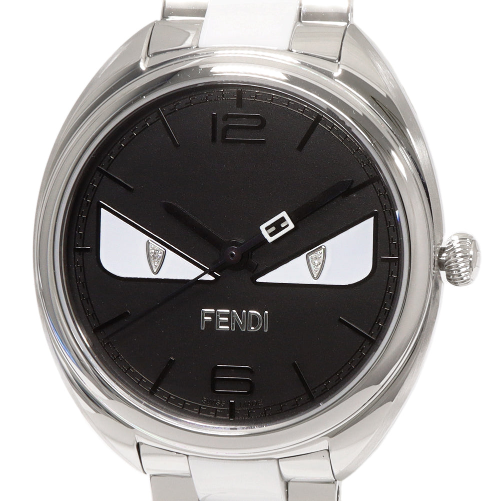 Fendi Bugs Monster Stainless Steel White Ceramic Quartz 21000M in Great Condition