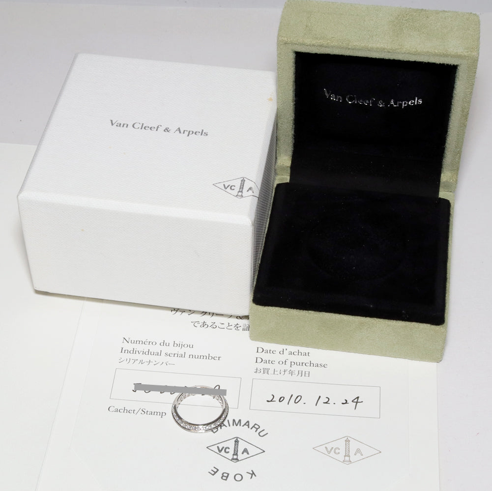 Van Cleef & Arpels Pt950 Diamond Ring VCARN57P00 in Great Condition