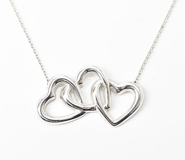 Tiffany & Co Silver Necklace/Pendant, Heart Motif, 40cm