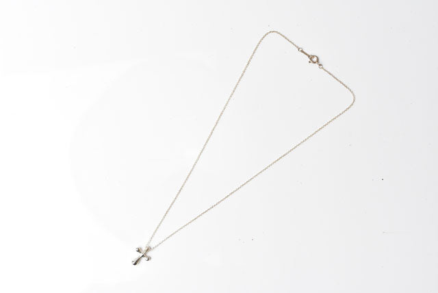 Tiffany & Co Silver Necklace/Pendant Cross Motif 1.2cm