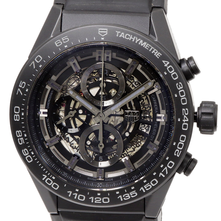 TAG Heuer Carrera Calibre Heuer 01 Black Ceramic Watch