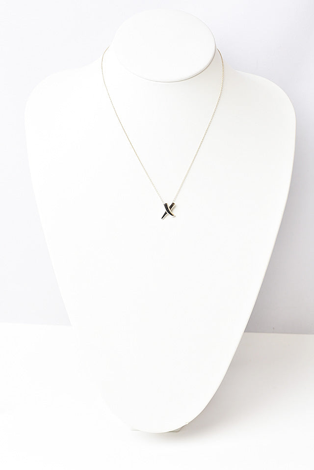 Tiffany & Co. Silver Necklace/Pendant Paloma Picasso Cross Motif