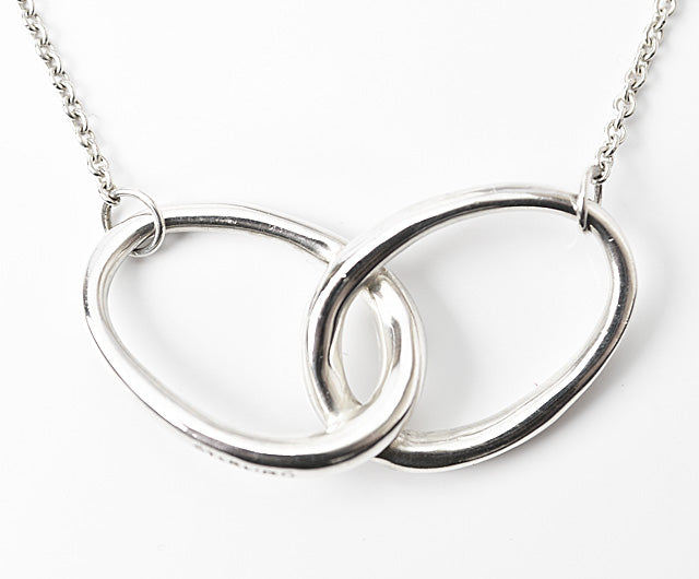 Tiffany & Co. Silver Double Loop Necklace/Pendant