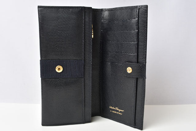 Salvatore Ferragamo Leather Long Wallet