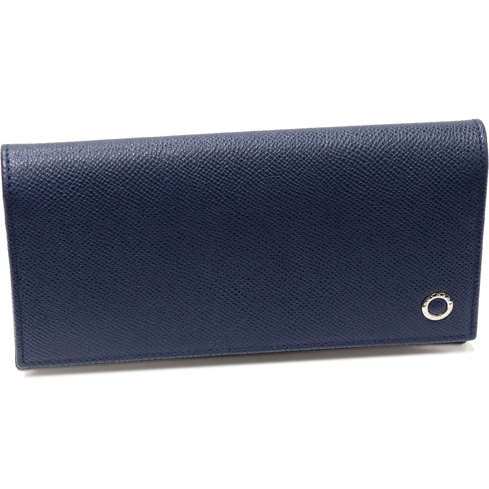 Bvlgari Calf Leather Zip Wallet with Coin Pocket 286057