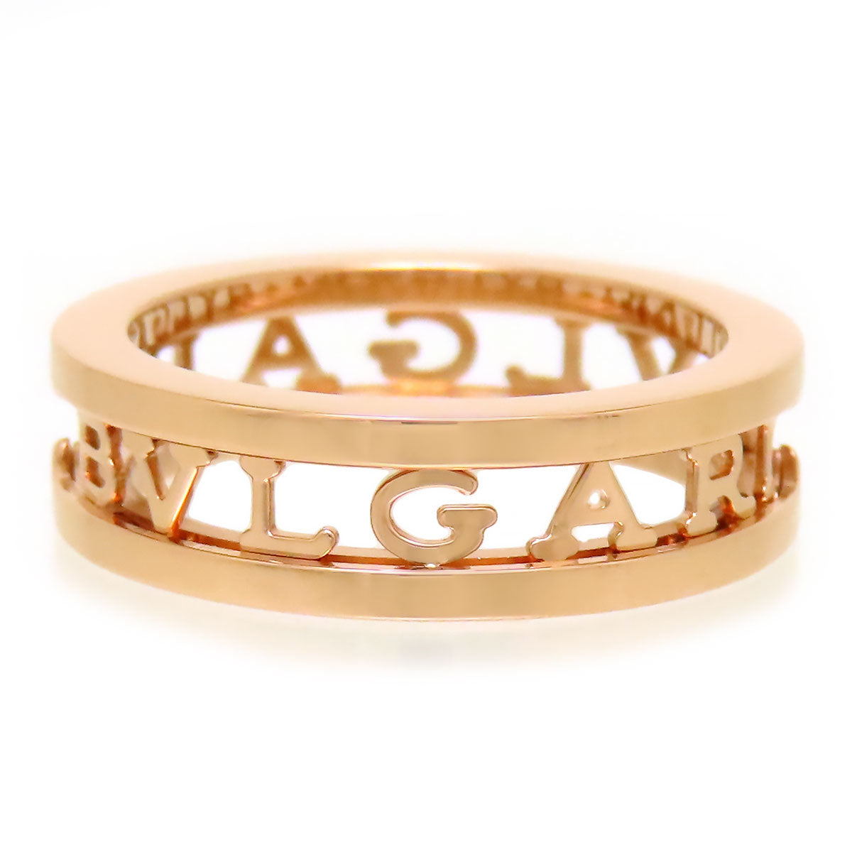 Bvlgari K18PG B.Zero1 Openwork Ring