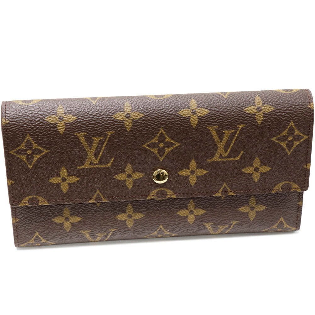 Louis Vuitton Monogram Trifold Long Wallet M61217