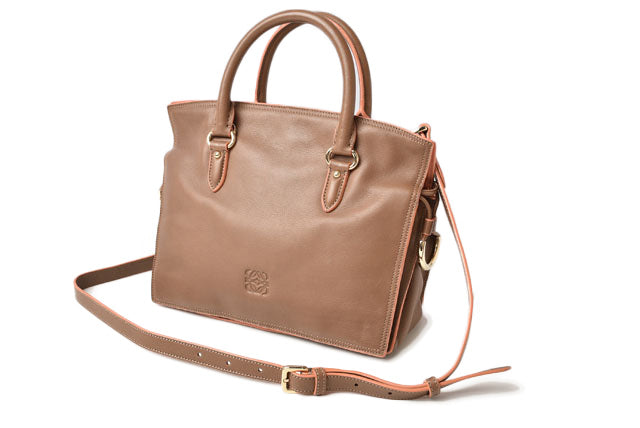 Loewe Anagram Leather Handbag/Semi-Shoulder Bag