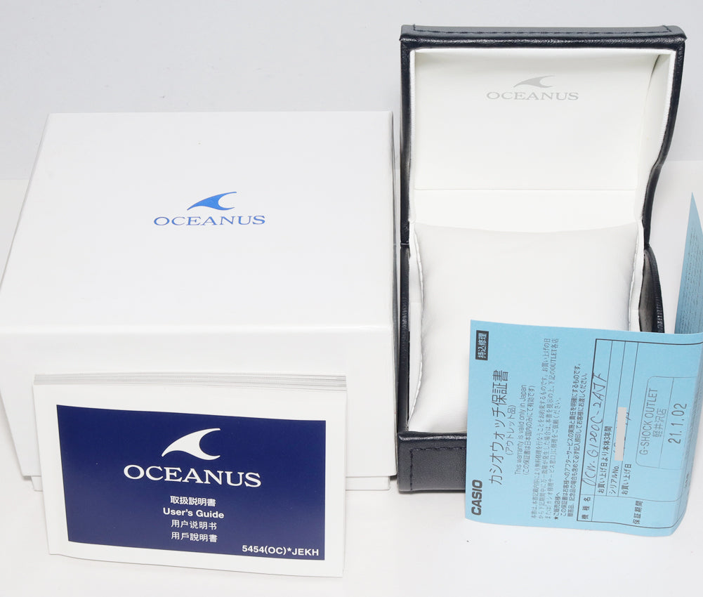 Casio Oceanus OCW-G1200C Ceramic Titanium Quartz in Great Condition