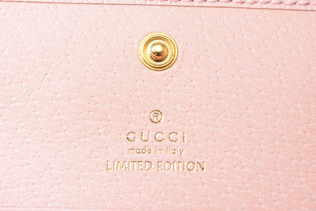 Gucci Mini Wallet Canvas/Leather 577347 in Pristine Condition