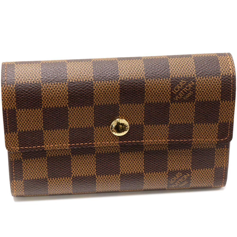 Louis Vuitton Damier Portefeuille Alexandra Wallet N63067 in Pristine Condition