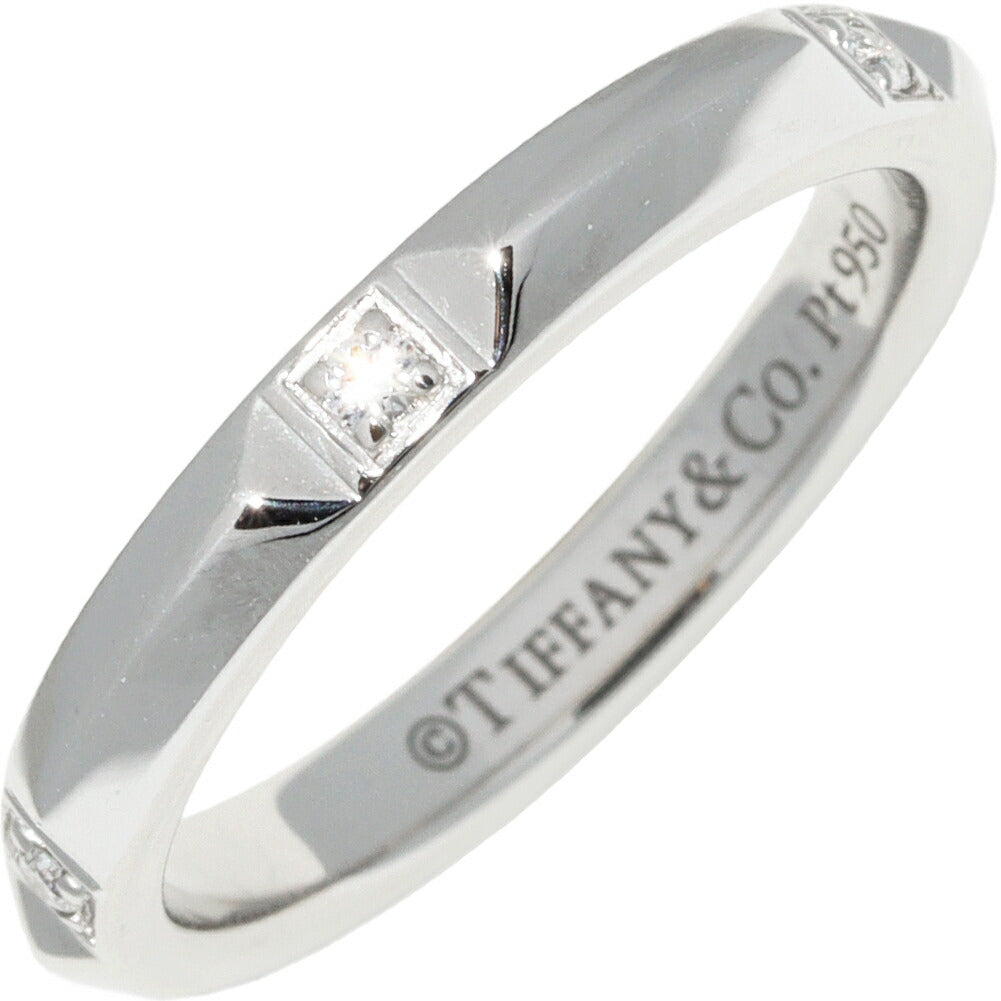 Tiffany & Co Pt950 Diamond True Band Ring