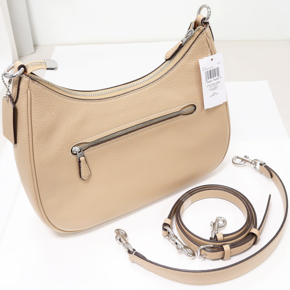 Coach Calf Leather Terry Hobo Handbag CJ517