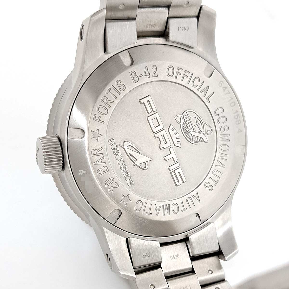 Fortis Automatic Watch 647.10.158.4 Stainless Steel