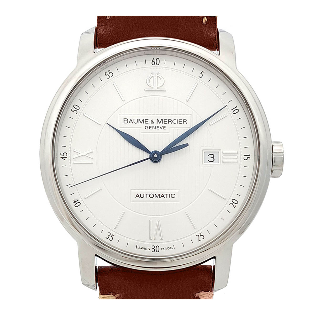 Baume & Mercier Watch M0A08731 Stainless Steel Leather Automatic