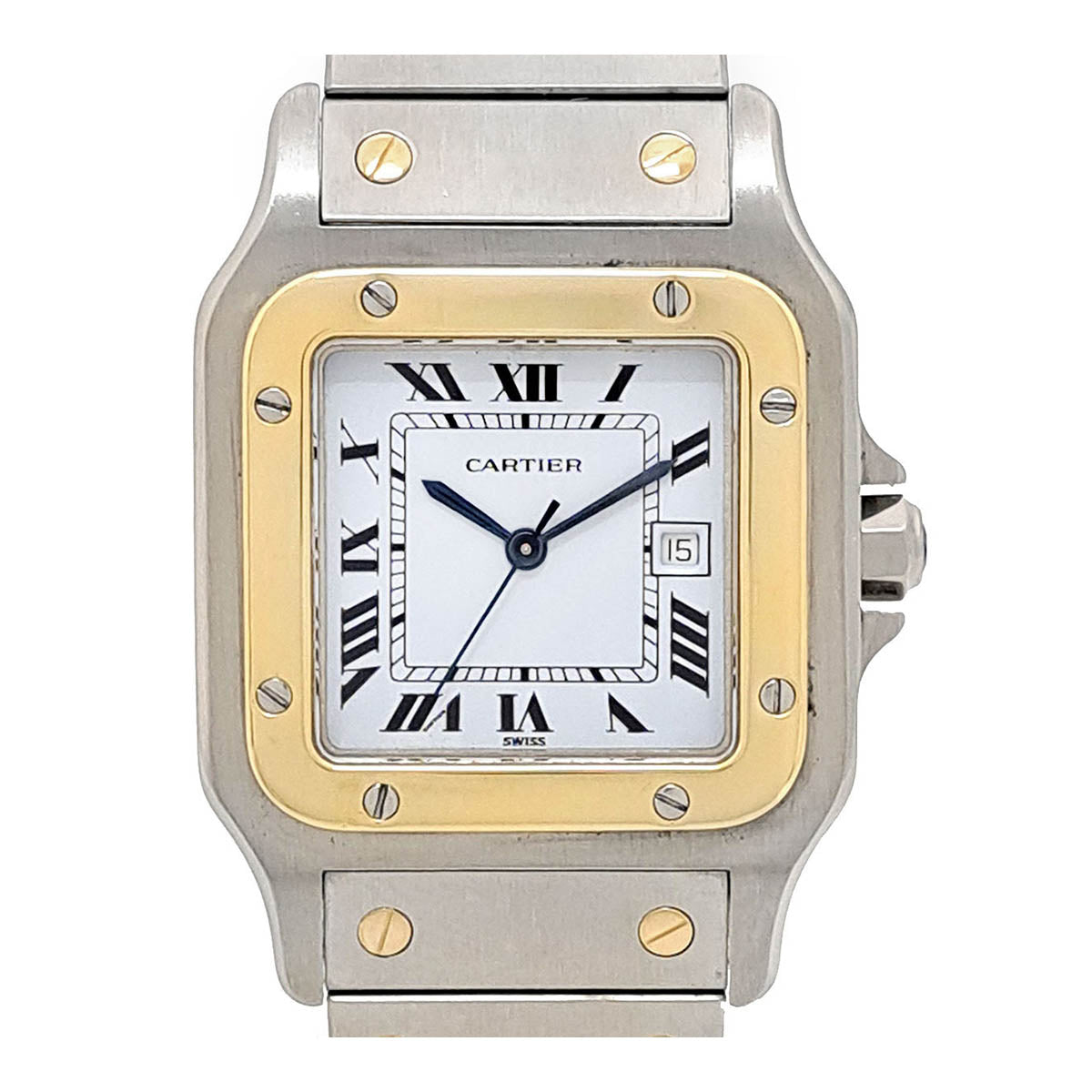 Cartier Watch Stainless Steel Yellow Gold Automatic