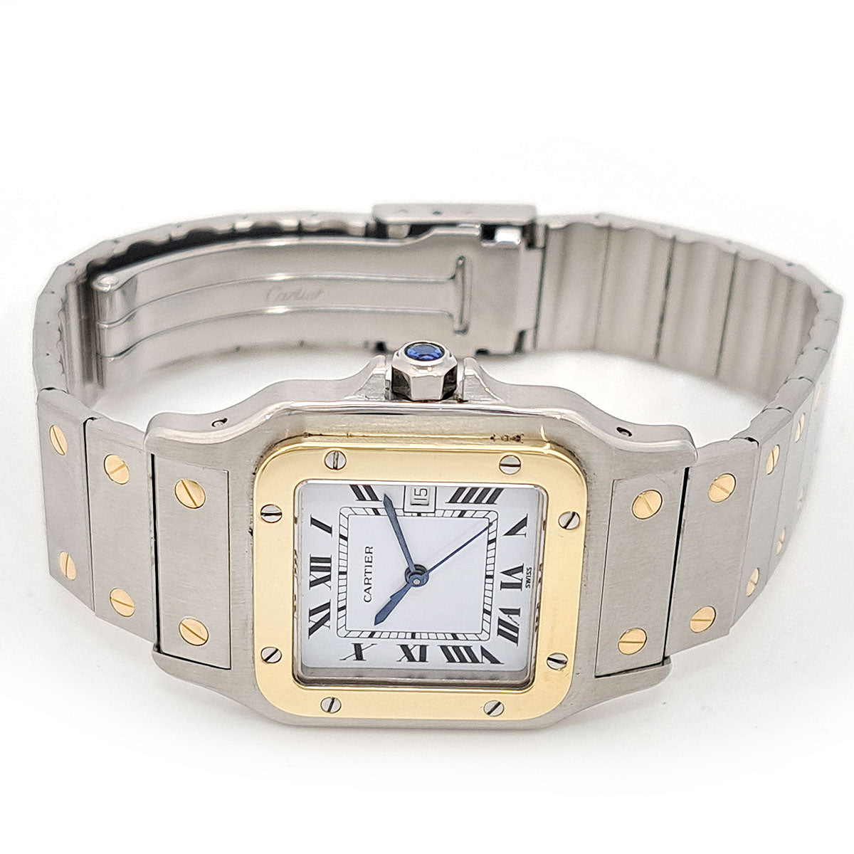 Cartier Watch Stainless Steel Yellow Gold Automatic