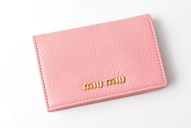 Miu Miu Goat Leather Card/Coin Case 5M1122