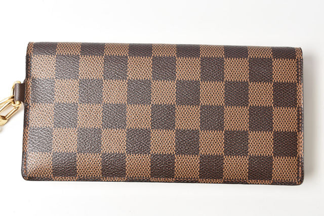 Louis Vuitton Damier Canvas Portefeuille Accordion Long Wallet N60002 in Great Condition