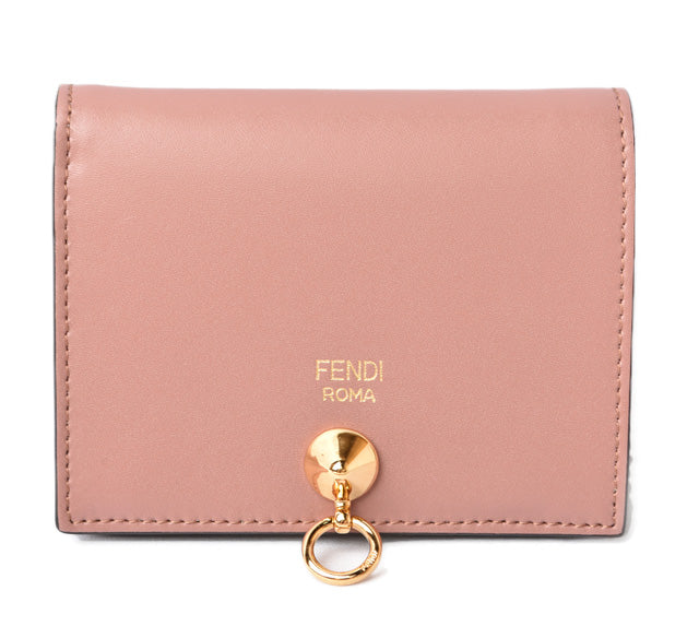 Fendi BY THE WAY Calf Leather Wallet Rose