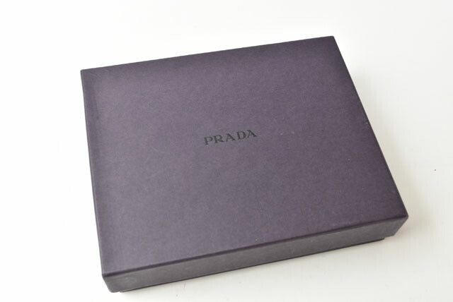 Prada Mini Wallet VITELLO MOVE Leather Black in Great Condition